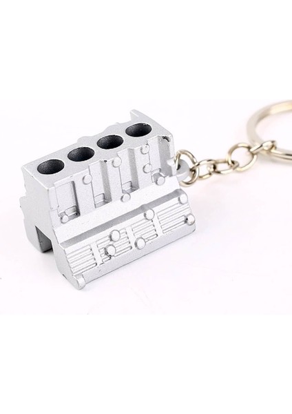 Oto Araba Anahtarlık Motor Blok Metal