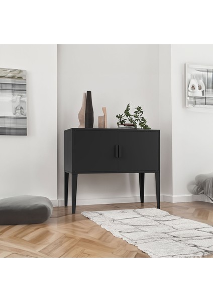 Terraguard Çift Kapaklı Metal Dolap - 70X35X35CM (Ayaklar Dahil 65CM Yükseklik)