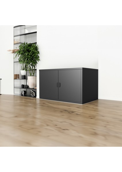 Terraguard Çift Kapaklı Metal Dolap - 70X35X35CM (Ayaklar Dahil 65CM Yükseklik) indirimleri