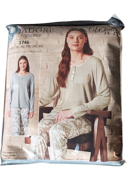 Kadın Melisa Battal Pijama Takımı