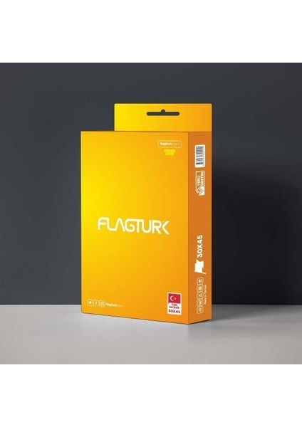 Türk Bayrağı 30X45 cm Alpaka Kumaş - 10 Adet fırsatları