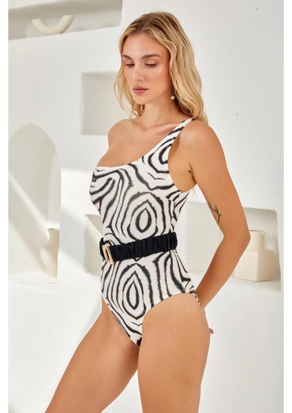 Özel Tasarım Aksesuarlı Tek Omuz Mayo 254129 modelleri