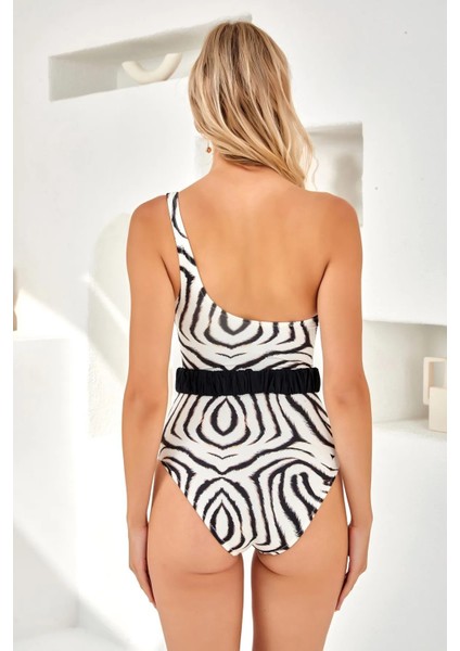 Özel Tasarım Aksesuarlı Tek Omuz Mayo 254129 indirimleri