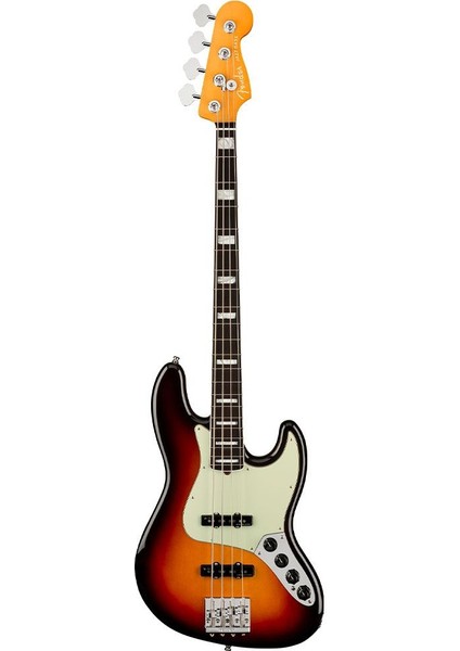 American Ultra Jazz Bass Gülağacı Klavye Ultraburst Bas Gitar