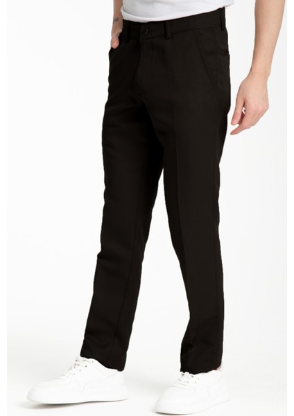 Erkek Siyah Düz Pamuklu Cepli Yazlık Keten Pantolon fiyatları
