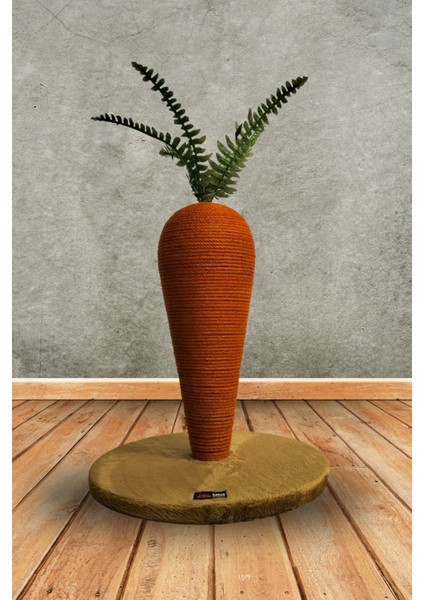 Havuç Kedi Tırmalama Tahtası - 42 cm - Turuncu - LTS-M-010 fiyatları