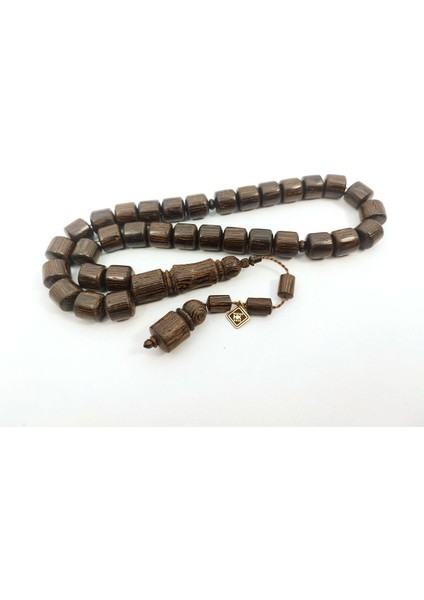 Halil Hilmi Usta Eseri İri Boy Naturel Venge Ağacı Sertifikalı Tesbih 7464 fiyatları