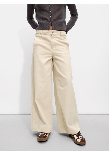 Geniş Pamuklu Pantolon fiyatları