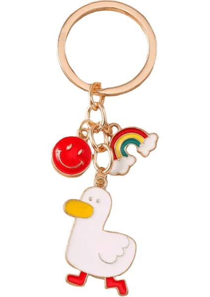 Sevimli Emaye Tavşan Tavşan Anahtarlık Aşk Kalp Anahtarlık Kolye Kadınlar Için Kızlar Çanta Dekor Dıy Takı Aksesuarları (Yurt Dışından)