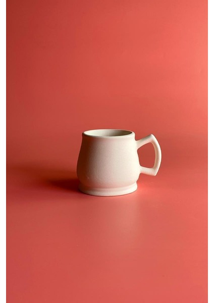 Yağmur Kupa - Seramik Bisküvi 8'li (Ham Ürün)