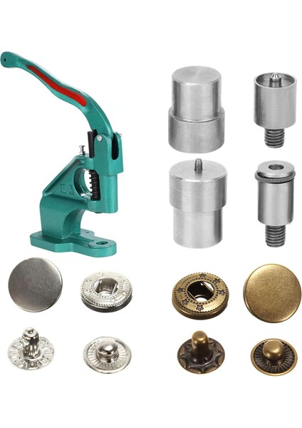 Çıtçıt Düğme Kalıbı, 12 Mm, 15 Mm, 21,5 Mm, 21,5 mm 4 Adet Çıtçıtlı Düğme Kalıp Kalıbı, 651/633/831 Düğmeler Için Gümüş Paslanmaz Çelik Çıtçıt Düğme Kalıp Yedek Seti Dilwe Kuşgözü Kalıp Delgeç Toka modelleri