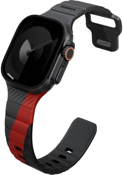 Apple Watch 49MM Ultra 2/1 Kordon Stride Serisi Sınırlı Sayıda Üretim Fluoroelastomer Kauçuk Malzeme