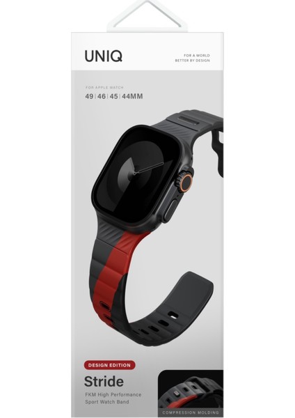 Apple Watch 49MM Ultra 2/1 Kordon Stride Serisi Sınırlı Sayıda Üretim Fluoroelastomer Kauçuk Malzeme fırsatları