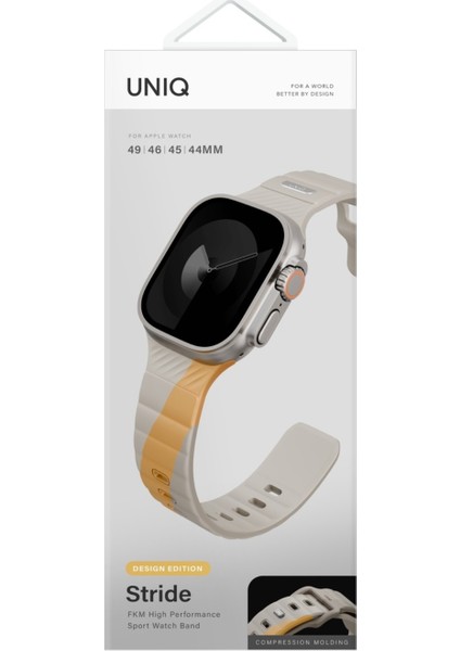 Apple Watch 49MM Ultra 2/1 Kordon Stride Serisi Sınırlı Sayıda Üretim Fluoroelastomer Kauçuk Malzeme modelleri