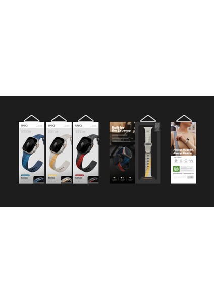 Apple Watch 49MM Ultra 2/1 Kordon Stride Serisi Sınırlı Sayıda Üretim Fluoroelastomer Kauçuk Malzeme indirimleri