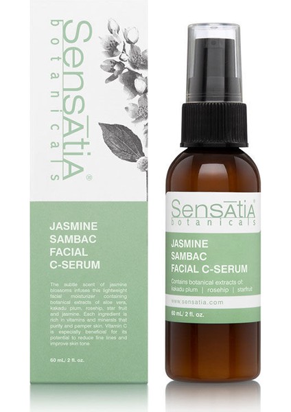 Sensatia Botanicals Jasmine Sambac C Vitaminli Serum 60 ml