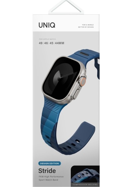 Apple Watch 49MM Ultra 2/1 Kordon Stride Serisi Sınırlı Sayıda Üretim Fluoroelastomer Kauçuk Malzeme fırsatları