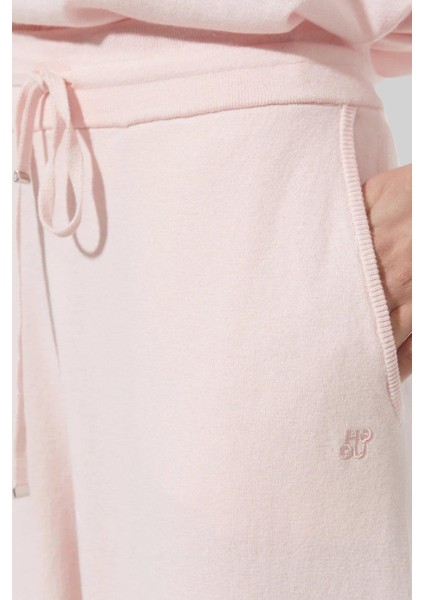 Kadın Triko Pantolon Pembe