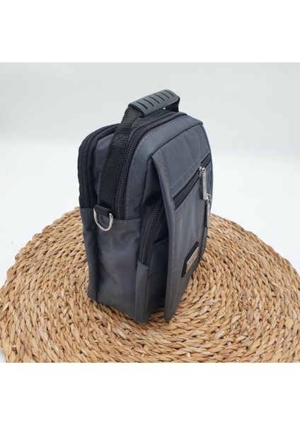 Haki renk küçük erkek el çantası, şık ve kullanışlı yatay fermarlı tasarım modelleri