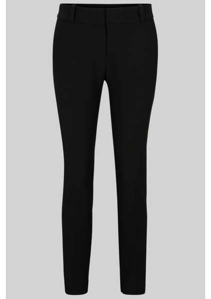 Kadın Regular Fit Chino Pantolon Siyah