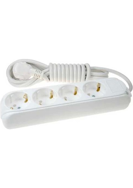 Almera 4'lü Topraklı Priz 3 Mt. fiyatları