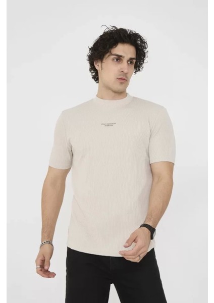 Bisiklet Yaka Slim Fit Tshirt