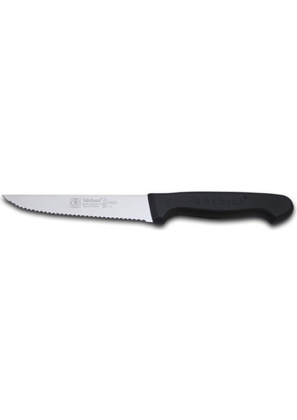 61005LZ - Lazerli Tırtıklı Sebze, Steak ve Biftek Bıçağı 12,5 cm