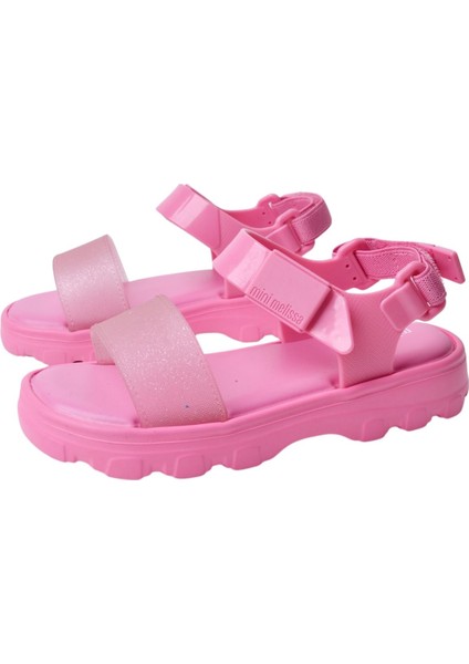 Kick Off Çocuk Pembe Simli Sandalet