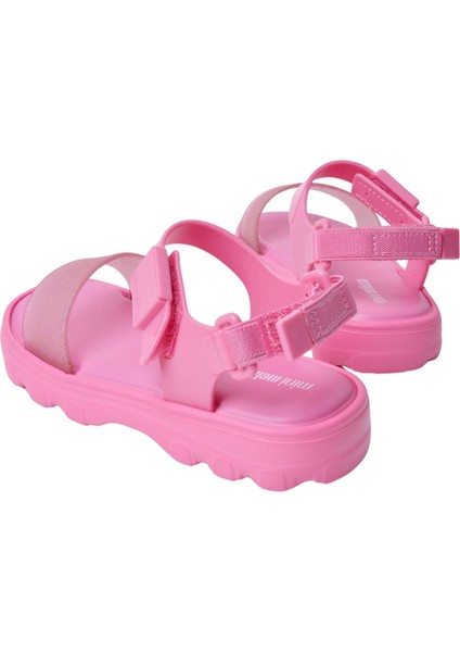 Kick Off Çocuk Pembe Simli Sandalet