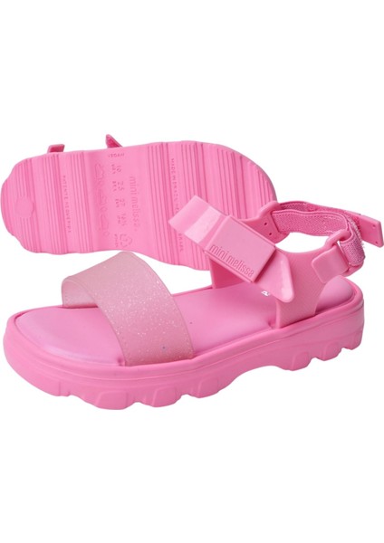 Kick Off Çocuk Pembe Simli Sandalet