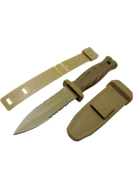 Gerber Knives S30V Haki Av Bıçağı 22CM - Testere Detaylı, Kılıflı