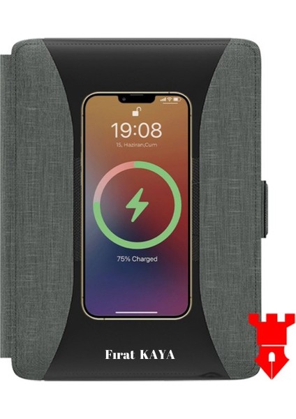 Kişiye Özel Isim Baskılı Powerbank Organizer Defter Şarj Cihazı Defter 13X21 Kablosuz Şarj Cihazı Kişiye Özel Isim Baskılı Powerbank Organizer Defter Şarj Cihazı Defter 13X21 Kablosuz Şarj Cihazı