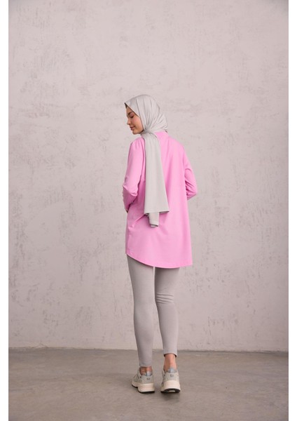 Parmak Detaylı Tunik Leylak