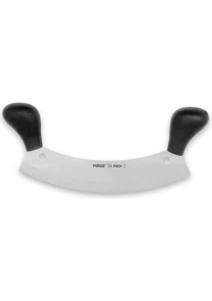 71120 Profi Kıyma, Pizza Satır, Zırh Bıçağı 26 cm - Siyah Çift Saplı