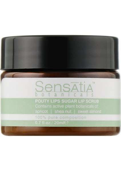 Sensatia Botanicals Pouty Lips Sugar Lip Scrub 20 ml