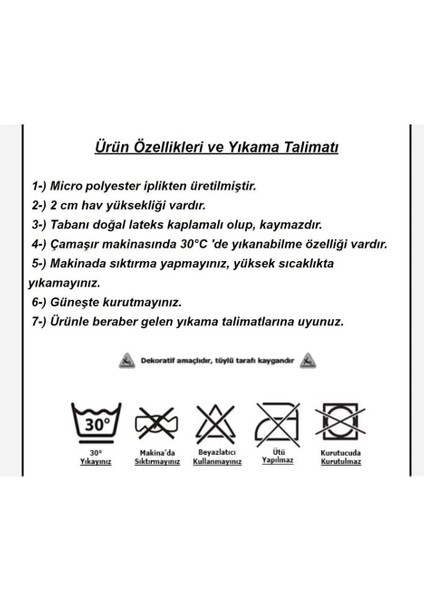 Comfort Diamond No:2 Ipek Gri 75 x 110 Stil Home Gri Beyaz Özel Ebat Avantajlı Silinebilir 1 Adet