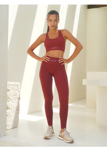 Surya Bordo Toparlayıcı Bilek Hizasında Tayt