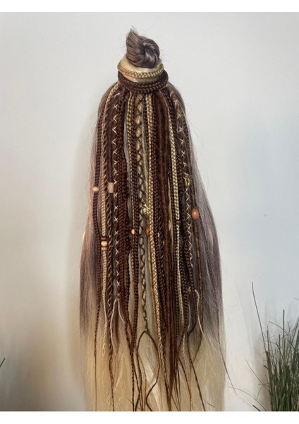 Rasta Mix Afrika Örgü Toka 25 Li - Açık Kahverengi & Karamel & Bal Köpüğü modelleri