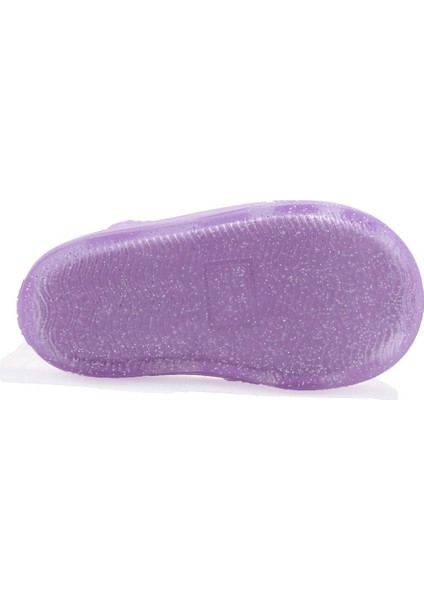 S10265 Star Glitter Lila Ortopedik Günlük Kız Çocuk Sandalet fırsatları