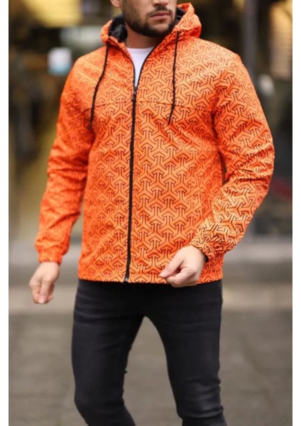 Unisex Kapüşonlu Içi Astarlı Yağmurluk