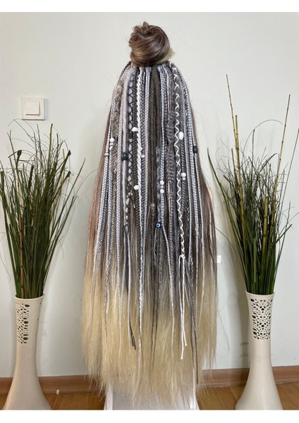 Rasta Mix Afrika Örgü Toka 25 Li - Grinin Tonları & Beyaz fiyatları