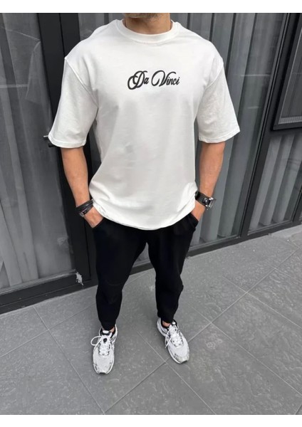 Unisex Baskılı Oversize Tshirt