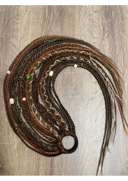 Rasta Mix Afrika Örgü Toka 15LI - Koyu Kahverengi & Bakır modelleri