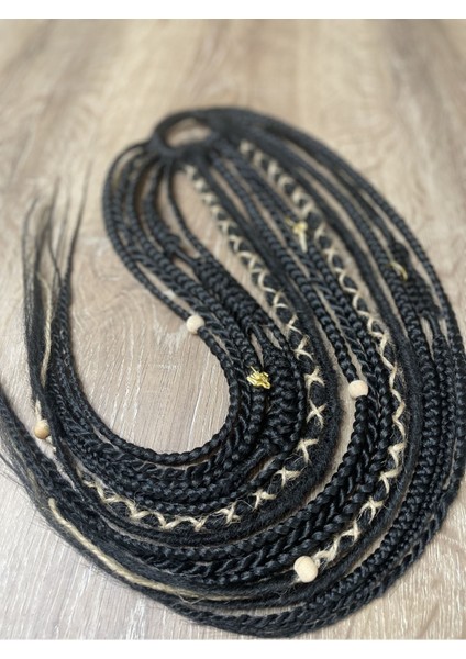 Rasta Mix Afrika Örgü Toka 15 Li - Siyah