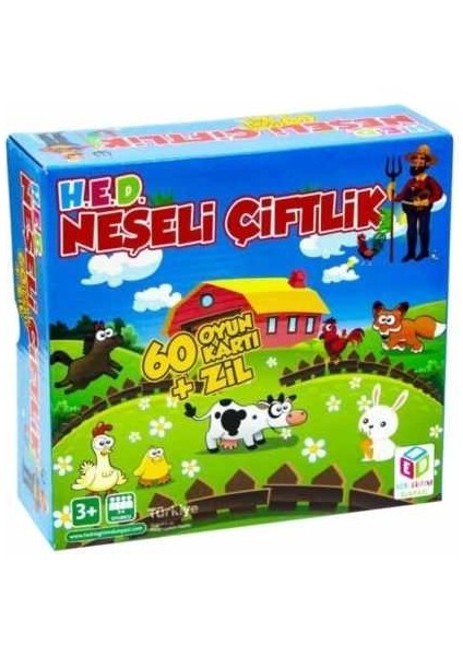 Hed Neşeli Çiftlik Oyunu Görsel Algıyı Geliştiren Çiftlik Dikkat Oyunu