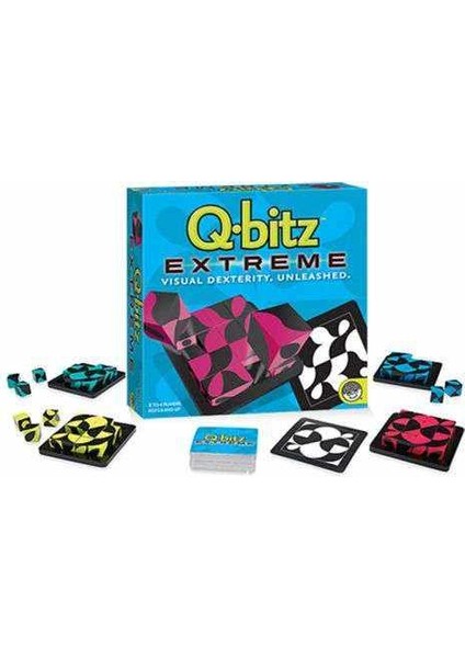 Q-Bitz Extreme Oyunu Q Bitz Görsel Beceri Küpleri Mindware Akıl ve Zeka Okul Turnuva Oyunu indirimleri