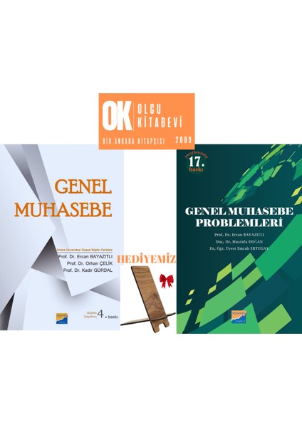 Genel Muhasebe - Genel Muhasebe Problemleri / 2 Kitap - Ercan Bayazıtlı (Telefon Tutucu Hediye)