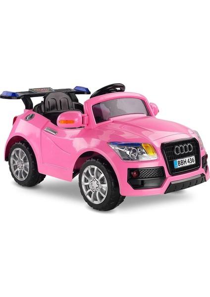 436 Audi 12V Pembe Akülü Araba