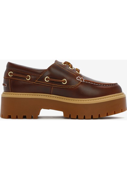 STONE STREET BOAT SHOE Kadın Rootbeer Tekne Ayakkabısı TB0A2QDMD571 fiyatları