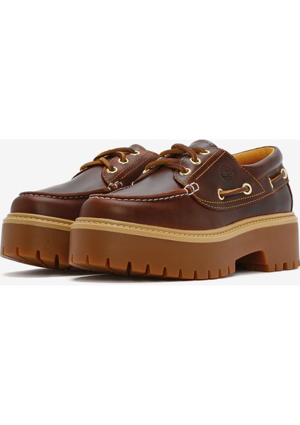 STONE STREET BOAT SHOE Kadın Rootbeer Tekne Ayakkabısı TB0A2QDMD571 modelleri